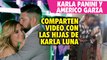 Karla Panini y Americo Garza comparten un video con las hijas de Karla Luna