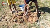 Smart Boys Catch A Lot Of Fish Using Plastic Pipe Deep Hole Fish Trap