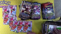 Opening $200 worth of Volcanion EX Battle heart tins! Pokemon TCG unboxing
