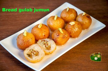 Bread Gulab Jamun in Tamil - How to make Gulab Jamuns with B