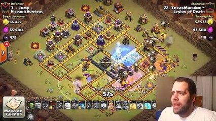 8 DEFESAS de um LAYOUT CV11 ANTI PT CLASH OF CLANS 2017