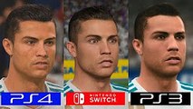 Fifa 18 - Nintendo Switch VS PS4 VS PS3