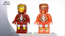 Ultimate LEGO Iron Man™ House Party Protocol Suit of Armors 2016 Marvel Complete Collection