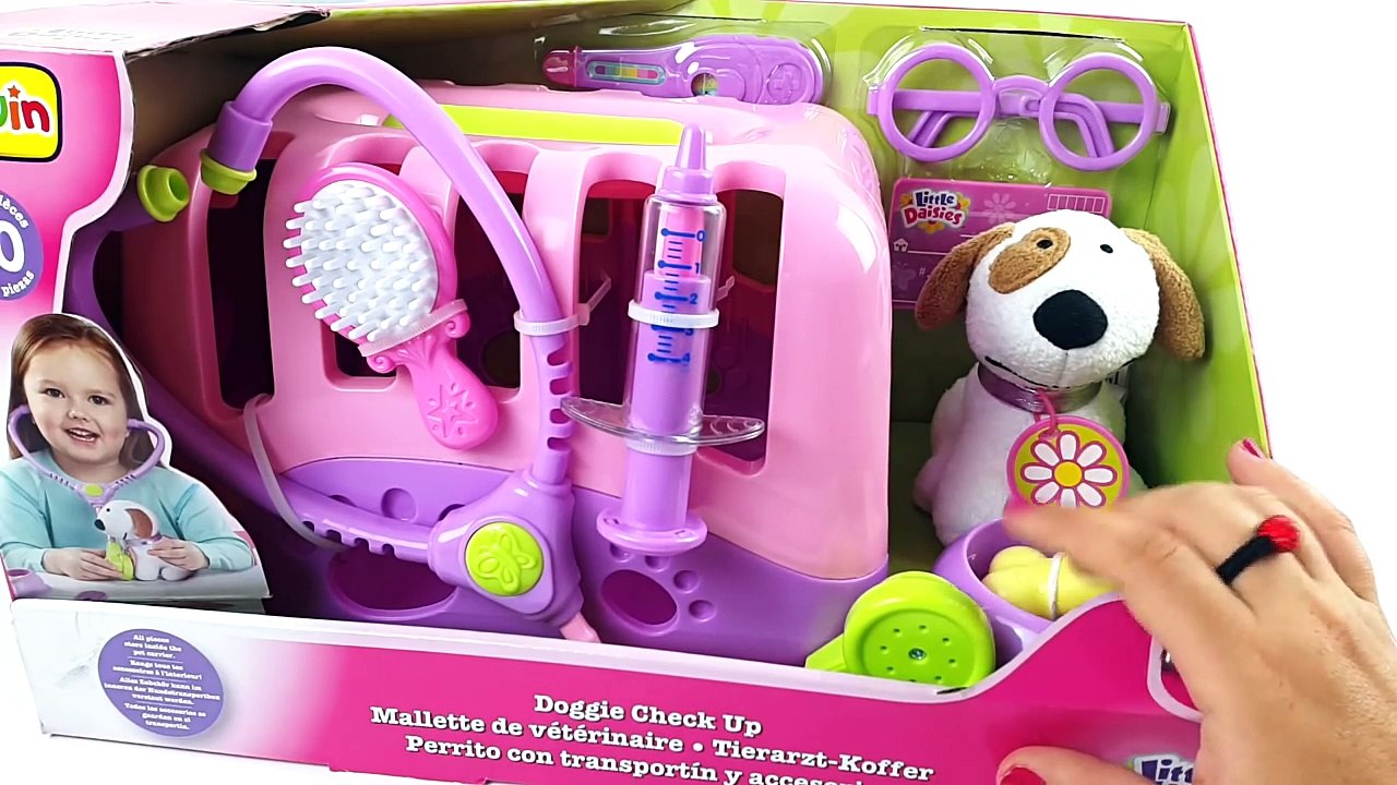 Bebe Ariel juega a ser Veterinaria - Perrito de Juguete con Transportín y accesorios