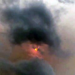 Apocalyptic colour of sky