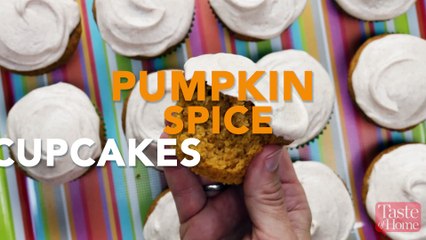 Pumpkin Spice Cupcakes with Cream Cheese Frosting
