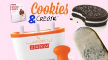 ZOKU quick pop maker - How to OREO Cookies & Cream ice pops