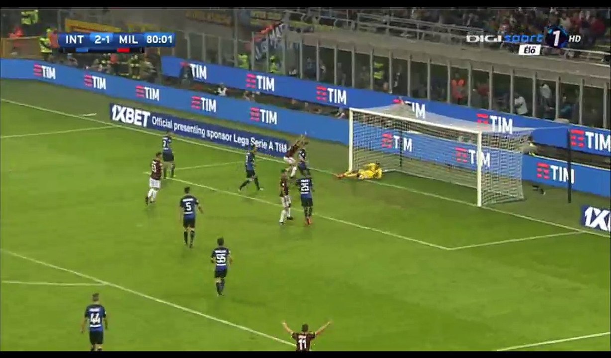 Giacomo Bonaventura Goal HD - Inter 2-2 AC Milan - 15.10.2017