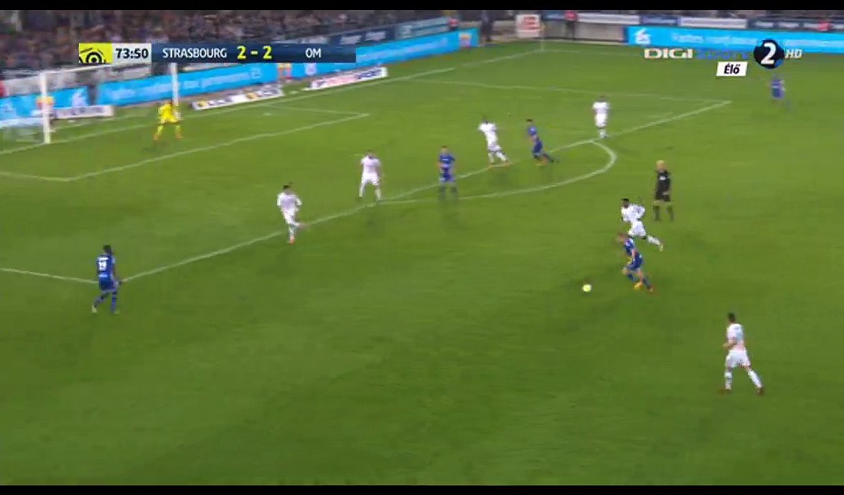 Dimitri Lienard Goal HD - Strasbourg 3-2 Marseille - 15.10.2017