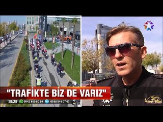 İstanbul yollarında Motosikletli istilası Trafikte biz de varız dediler