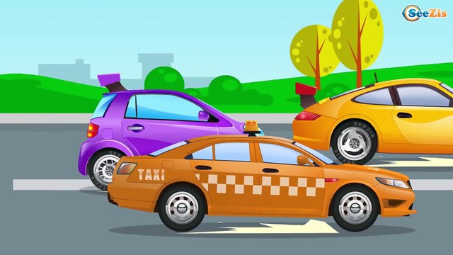 СБОРНИК: Мультики про МАШИНКИ - Быстрая Полицейская Машина Погоня - Развивающие видео для детей