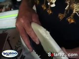 How to repair a surfboard using solarez UV cure resin.