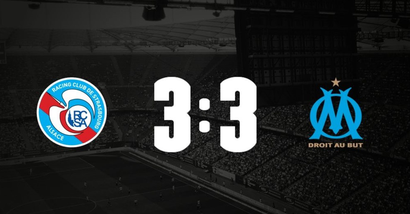 Strasbourg 3 - 3 Marseille - All Goals & Highlights 15/10/2017 HD