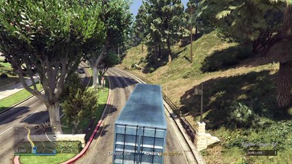 Grand Theft Auto V Terrible Truck Driving