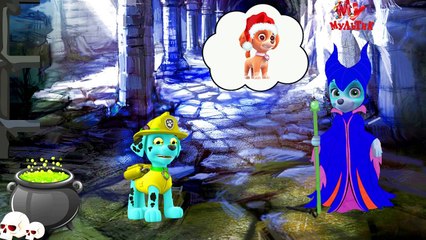 Paw Patrol Chase Ryder Marshall Rubble Skye Transforms Into ZOMBIE 2| Finger Family Nursery Rhymes