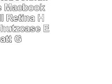 Incutex Notebookhülle für Apple Macbook Pro 15 Zoll Retina Hardcase Schutzcase Etui