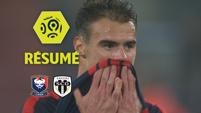 SM Caen - Angers SCO (0-2) - Résumé - (SMC-SCO) / 2017-18