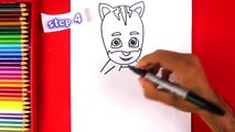 How to Draw Catboy from PJ Masks - How to Draw Step by Step