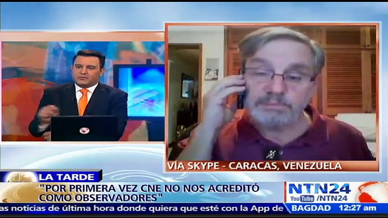 “Es la primera vez que el Consejo Nacional Electoral no nos acreditó”: Director del Observatorio Electoral Venezolano, Luis Lander