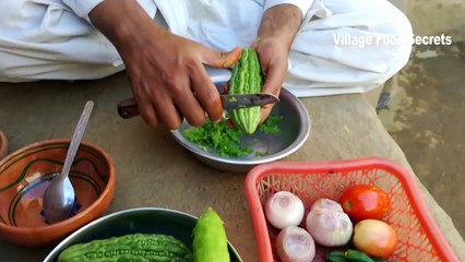 Stuffed Karela Recipe ❤ Bharwan Karela ❤ Grandmas Village Style ❤ Village Food Secrets