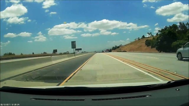 Il croise un chauffard à contre sens sur l'autoroute