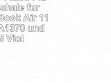 Vimay  AIR 11Zoll Plastik Hartschale für Apple MacBook Air 116 Modelle A1370 und
