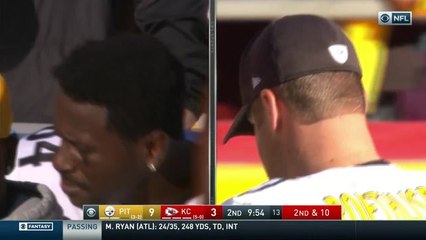 Antonion Brown takes the blame for Big Ben interception