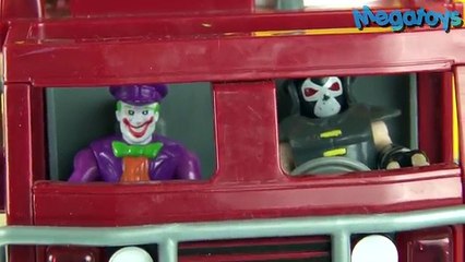 JOKER & BANE Badguy Firemen BATMAN ROBIN IRON MAN MR FREEZE saves the day imaginext toys