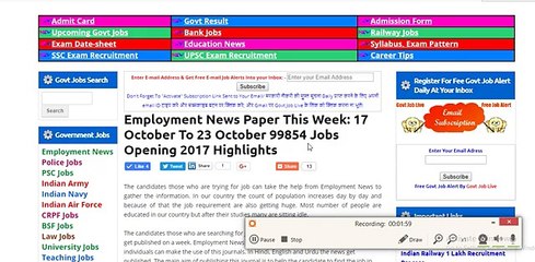 How to Get Employment News Information?