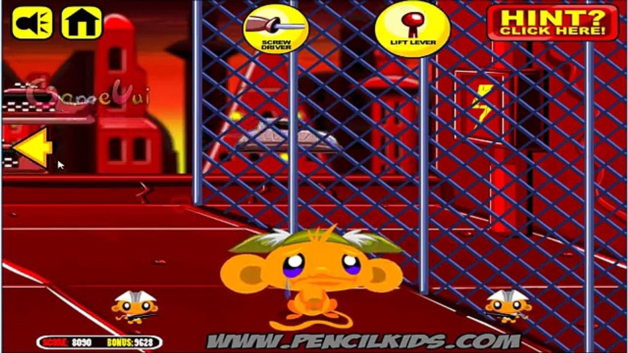 Hướng dẫn chơi game Chú khỉ buồn 17 - MONKEY GO HAPPY SCIFI