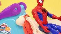 Play Doh Spider-Man Marvel Heroes Playdoh Spider Web Disney Princess Magiclip Dolls