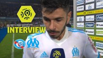 Interview de fin de match : RC Strasbourg Alsace - Olympique de Marseille (3-3)  - Résumé - (RCSA-OM) / 2017-18