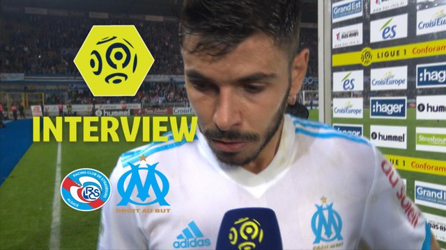 Interview de fin de match : RC Strasbourg Alsace - Olympique de Marseille (3-3) - Résumé - (RCSA-OM) / 2017-18
