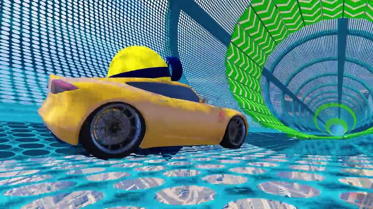 Funny Minions Disney Сars Lightning McQueen and Cruz Ramirez & Nigel Gearsley