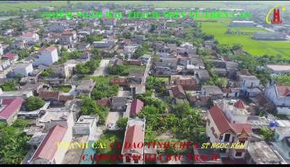 nhà thờ ĐềnThánh BÁC TRẠCH nhìn từ trên cao