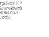 GMYLE Sleeve Cushion für Samsung Acer HP 116 inch Chromebook  Charcoal Grey  Blue Lycra