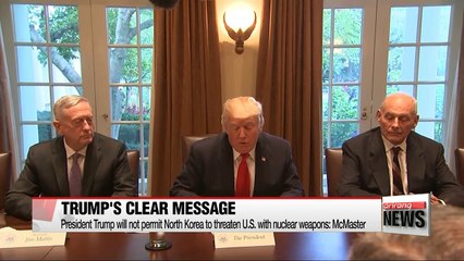 Trump will not permit Pyongyang to threaten U.S. with nuclear weapons: McMaster