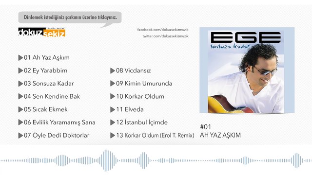 Ege - Ah Yaz Aşkım (Official Audio)