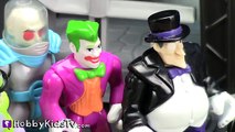 PLAY-DOH Batman Hero vs. Joker Villain PENGUIN RIDDLER MR.FREEZE DC Comic Villains Hero HobbyKidsTV