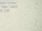 Navitech Schwarzes Echtleder Case Cover Tasche für das Toshiba Kira 133