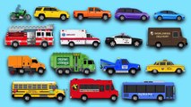 araba kamyon isimlerini öğrenme çocuklar için renkleri sesleri - araba kamyon itfaiye öğrenmek