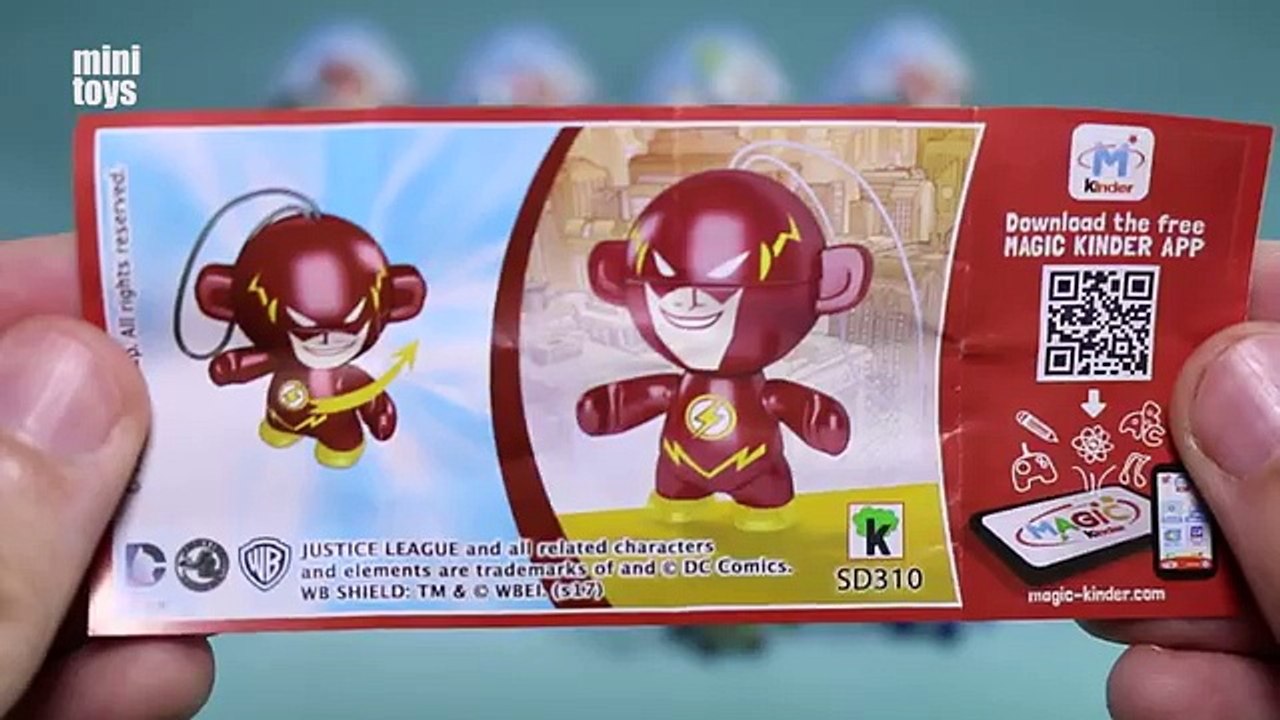 12 Surprise Eggs Magic Kinder Justice League Twistheads Batman Superman Joker