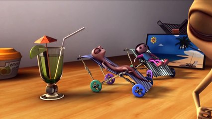 Cartoon For Kids - Taka & Maka Funny animated - Short Cartoon - Sunburn-RsO0fu4jOrU