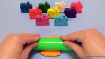Play Doh Trenler ve Aslan Dondurma Mickey Fare Hello Kitty Kalıpları ile İngilizce Renkleri Öğrenin