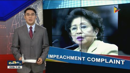 Impeachment complaint ng VACC vs Morales, nakahanda na