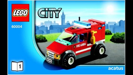 Lego City 60004 Fire Station