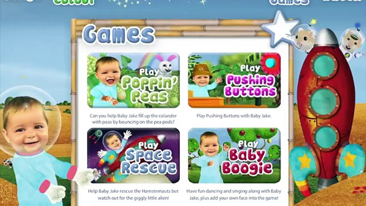 Playing Baby Jake Cbeebies Baby Boogie & Space Rescue Game Видео