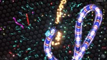 Slither.io 1 GIANT SNAKE vs 10000 INVASION SNAKES ! BEST TROLLING MOMENTS