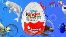 FINDING DORY 2016 - Kinder Surprise Eggs - Nemo Dory Destiny - New Kids TV