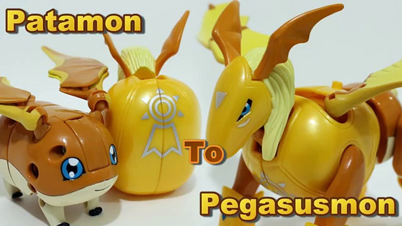 Digimon Figure-Transformation Toy(JP)-Patamon(パタモン) to Pegasusmon(ペガスモン)(/Pegasmon)